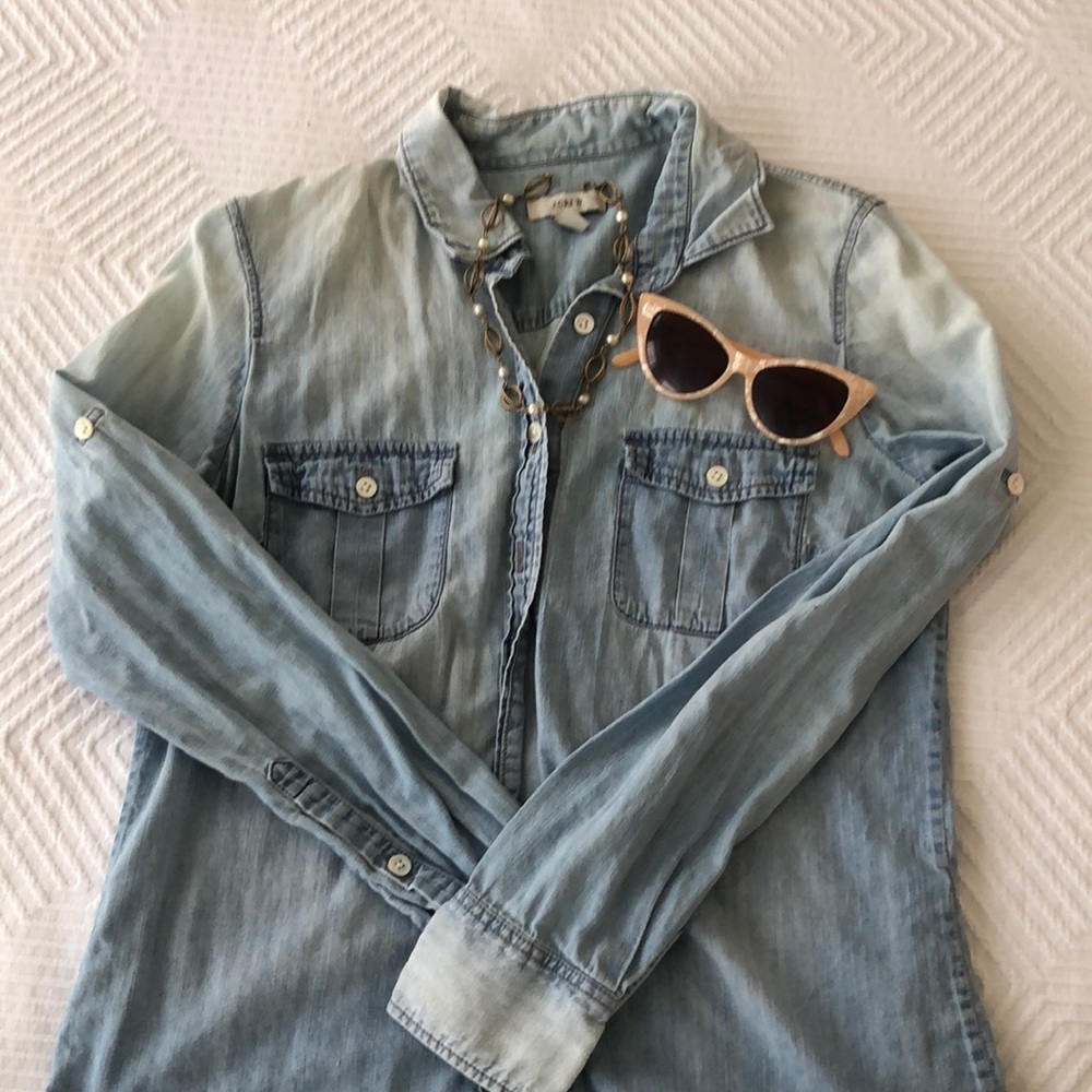 J Crew chambray